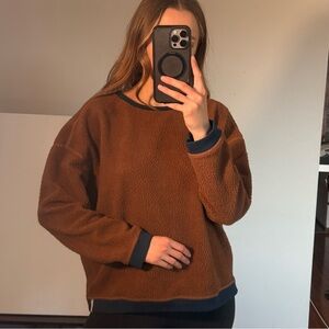 Patagonia Women's Shearling Crew size:M 100% recycling poliester